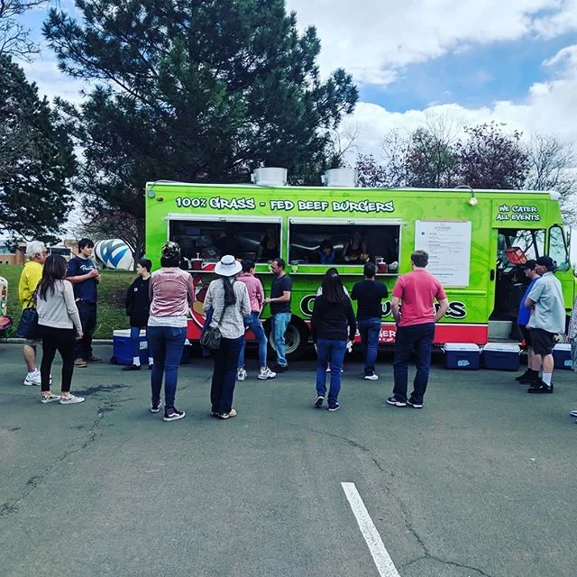 Our new truck is Yuuuge! We are super excited to get your food out super fast and reduce our wait time. 6 people working hard and fast for ya!. Northglenn food truck Carnival today. 12-9pm.