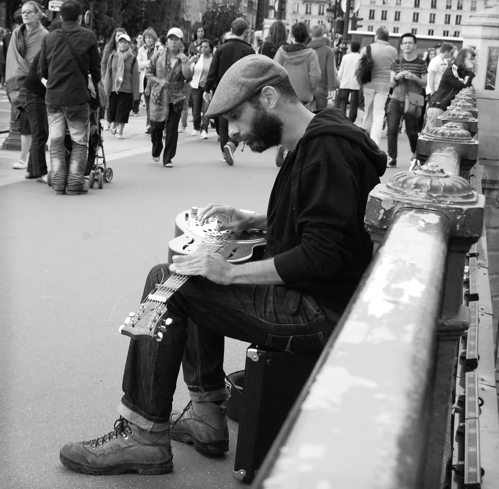 El guitarrista de Paris