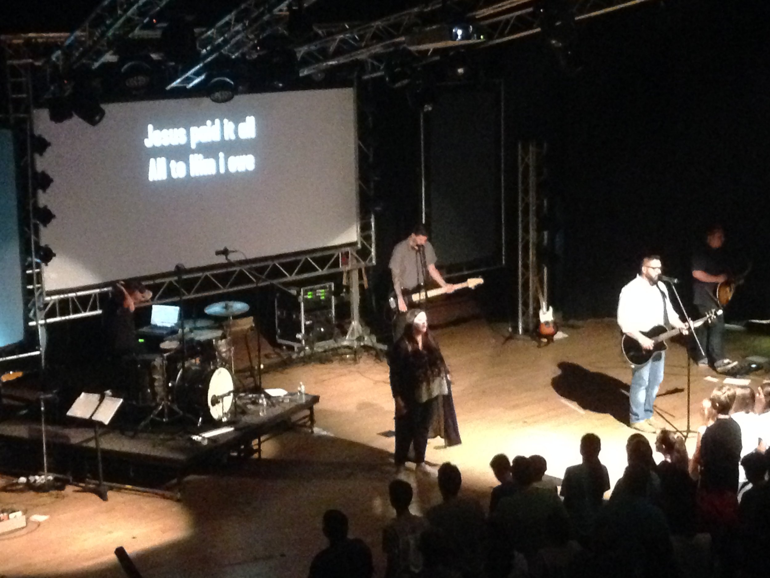 One of the best things is hearing an auditorium full of students singing God’s praises in response to the Gospel!&nbsp; That we get to sing these words, “Jesus paid it all,” what better way to end a day!&nbsp; His grace is amazing and undeserved!&nb…