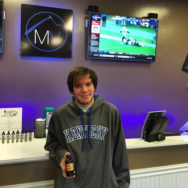 Chris won a 120ml bottle of BANG