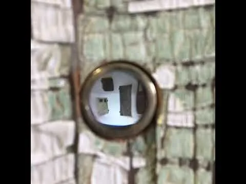 through the peephole
