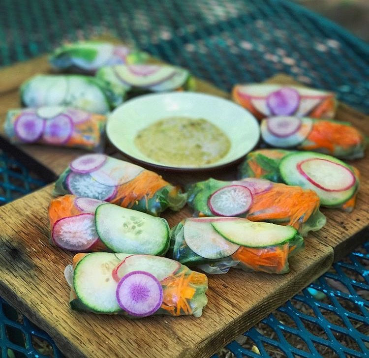 Rainbow Spring Rolls