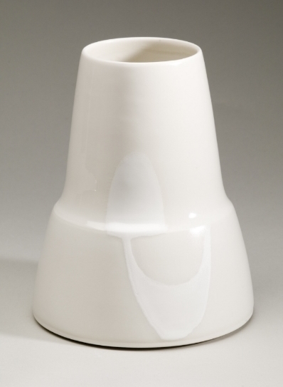 White on White Vase