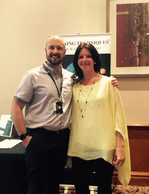 MARGARETA WITH RICHARD OAKLEY AT THE HAVENING CONFERENCE