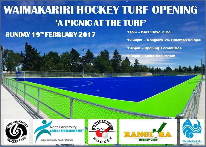 Waimakariri Hockey Turf Opening
