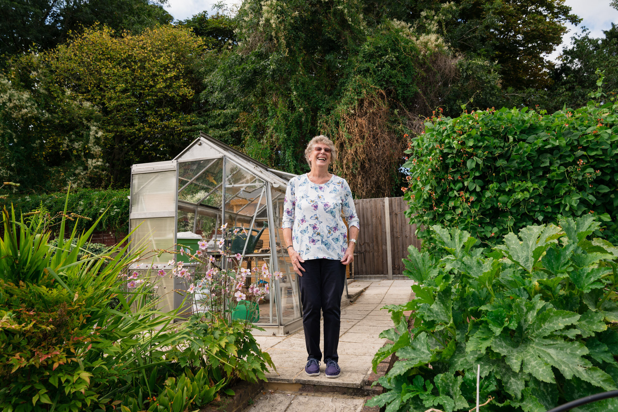  After spending a few hours with Avril it was apparent she spent a great deal of time at the back of her garden tending to her veggies.  