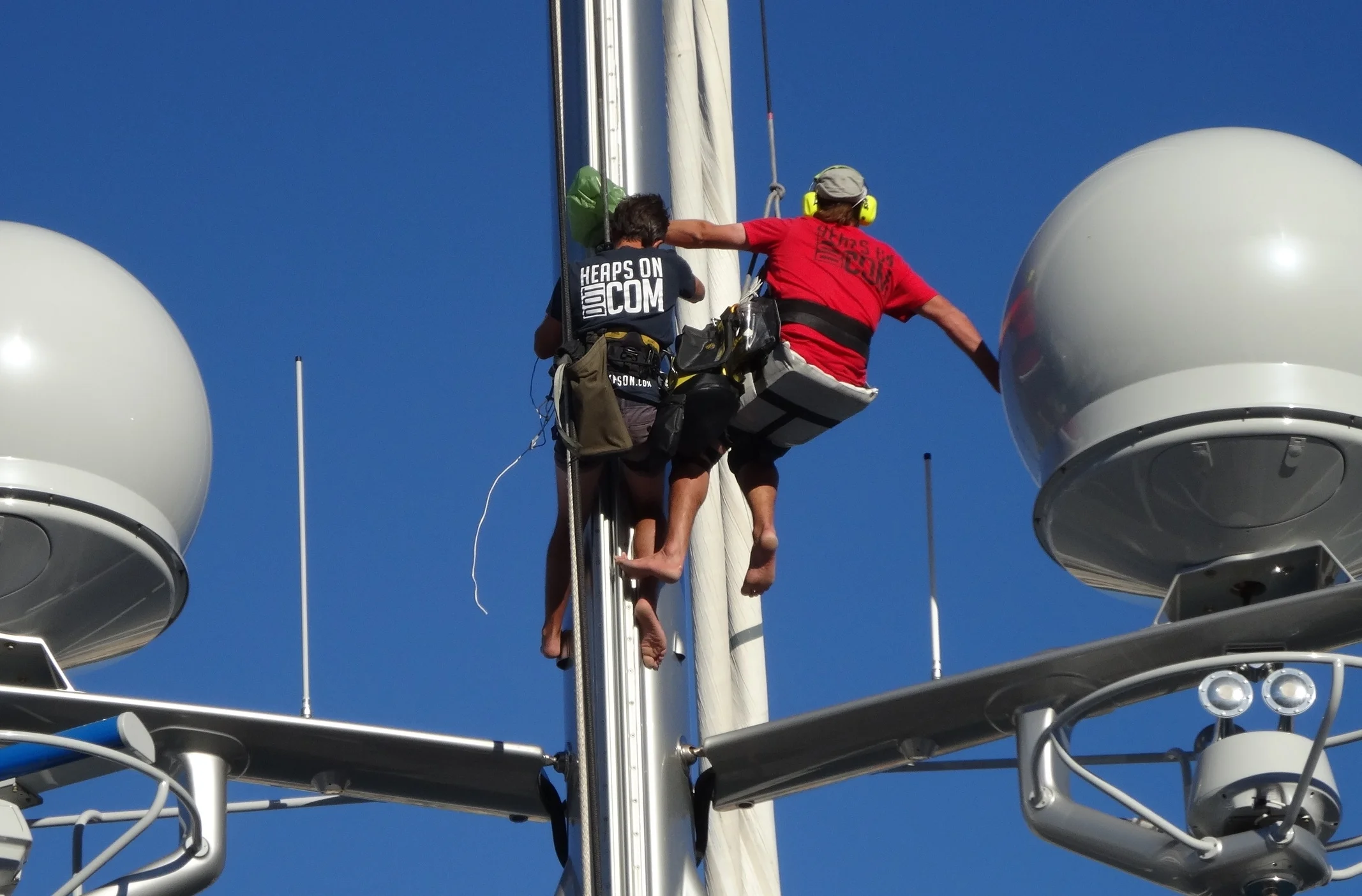  Heapson that requires two people up in the air! 