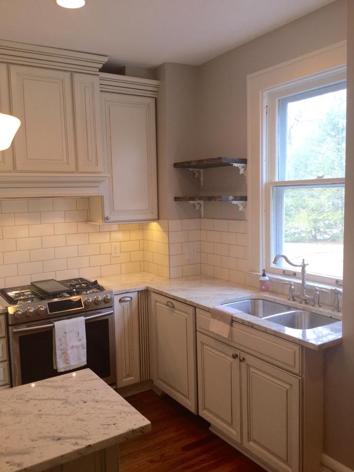 Clintonville kitchen.  Small, but effective once Larry got through designing it.