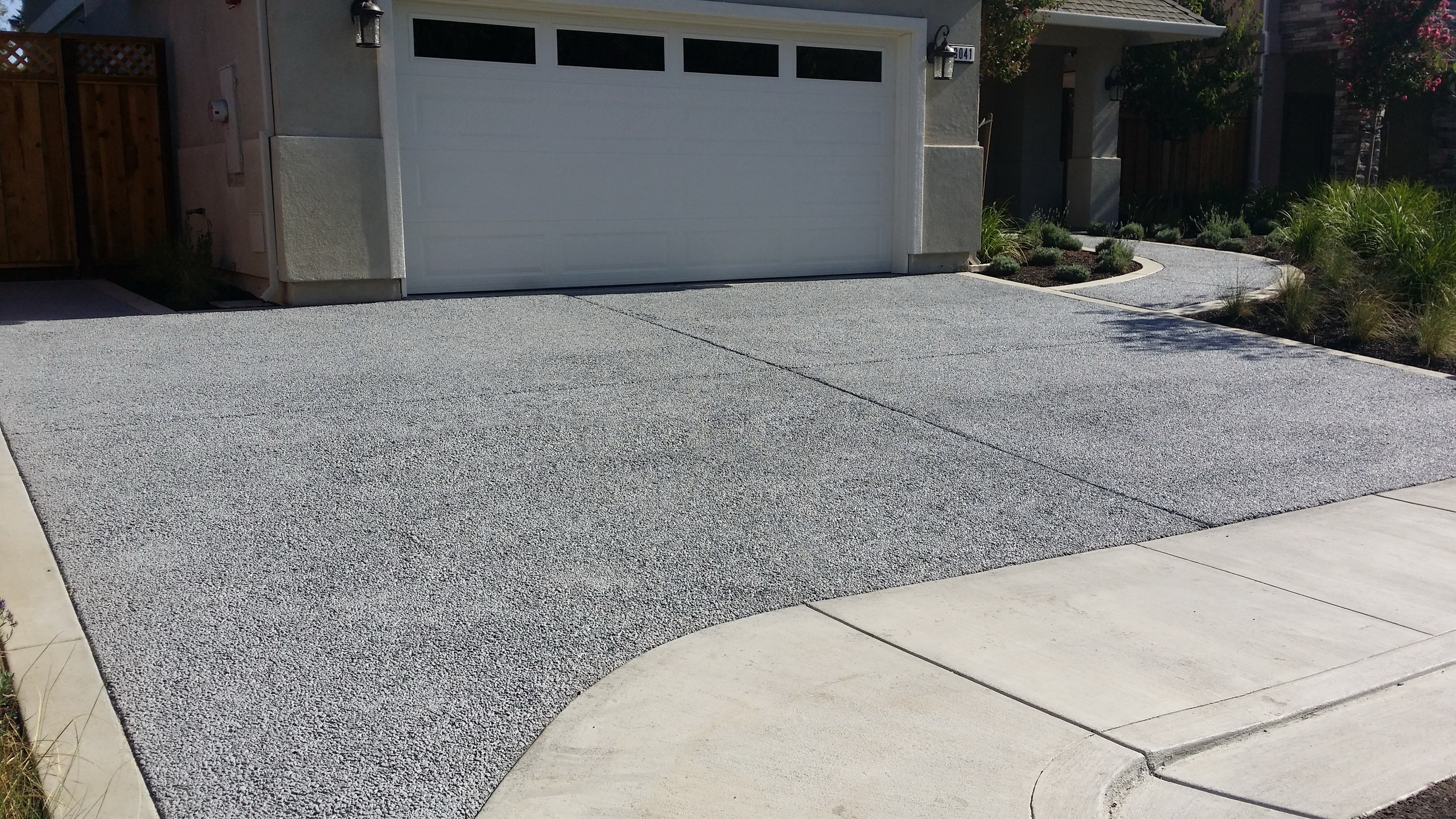 Residential Driveway Classic Pervious Concrete - Concord, CA 