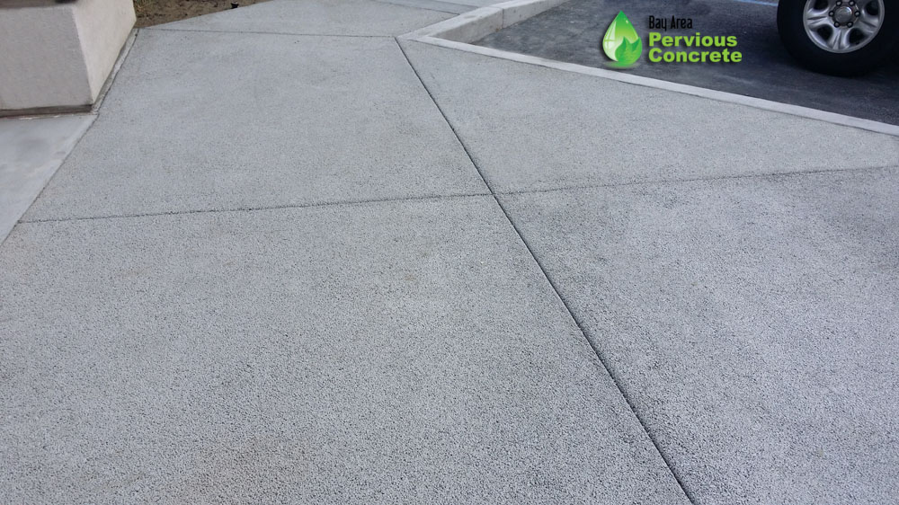 Hyatt Regency- Classic Fine Grain Pervious Concrete Sidewalk- Burlingame, CA