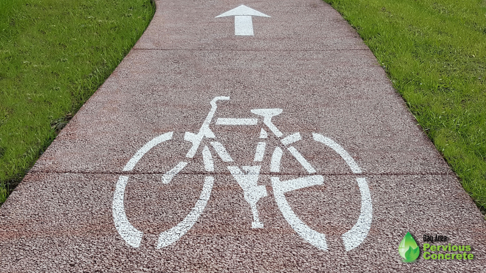 Sheldon Rd & Waterman Rd - Colored, Classic Pervious Concrete Pathway - Elk Grove, CA