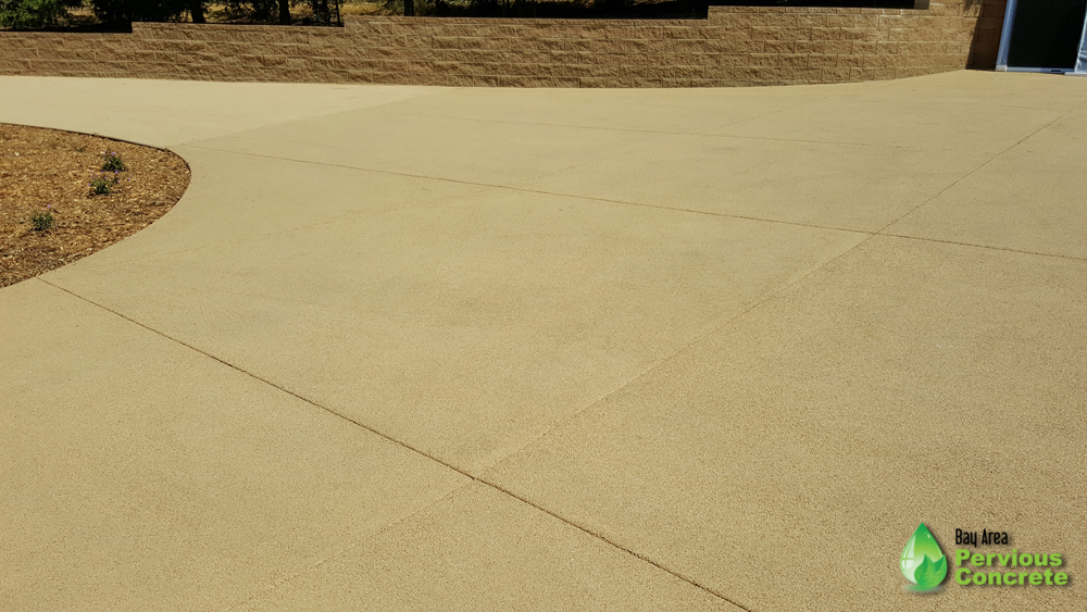 Bay Area Pervious Concrete Portola Pervious Concrete with Driveway - Palo Alto, CA