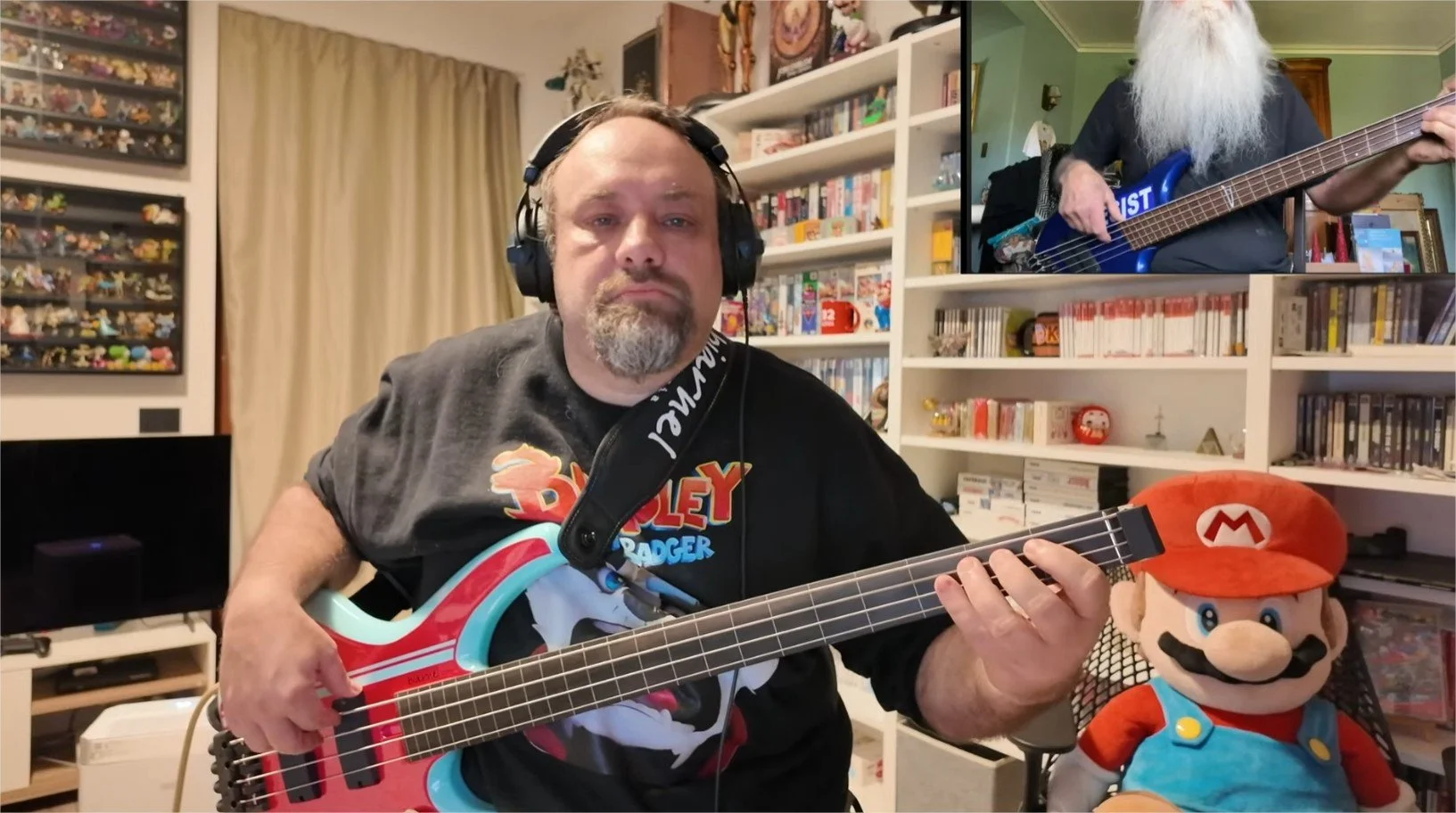 Follow You Follow Me - First time with a fretless bass