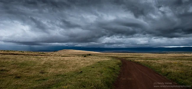 Early morning storm in the Ngorongoro Crater. Nikon D800, 24-70 @ 24mm