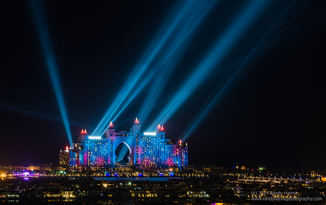 The Atlantis Hotel on the Palm, Dubai – UAE Nikon D4, 70-200mm f/2.8 @ 200mm, ISO 800, 2.5 sec at f/8.0