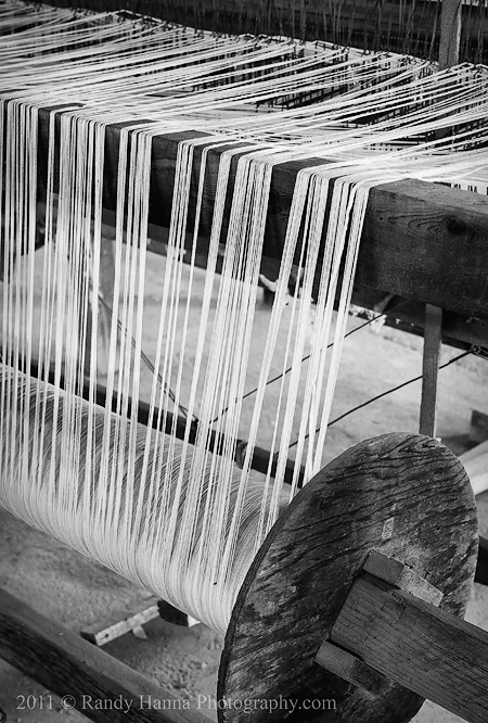 Loom Wheel Nikon D3s, 242-70 zoom @ 48mm, ISO 1600, 1/25 sec @f/6.3