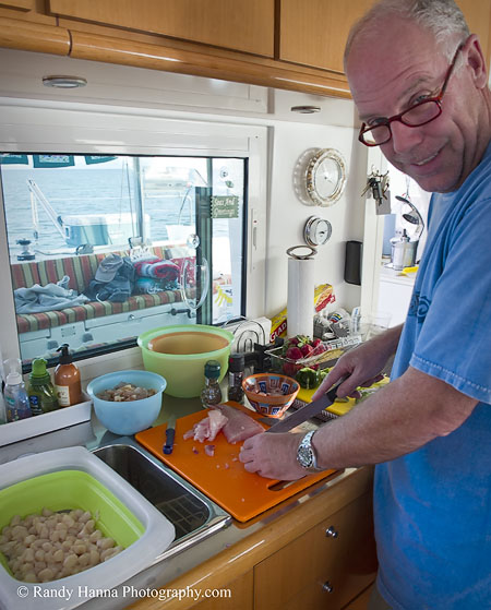 Yours Truely, Chief Chef making Ceviche