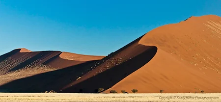 Red Dunes (Dune 43) of Namib-Naukuft Park, Namibia Nikon D300, 70-200VR, 95mm @ f9 1/640 sec, -2EV
