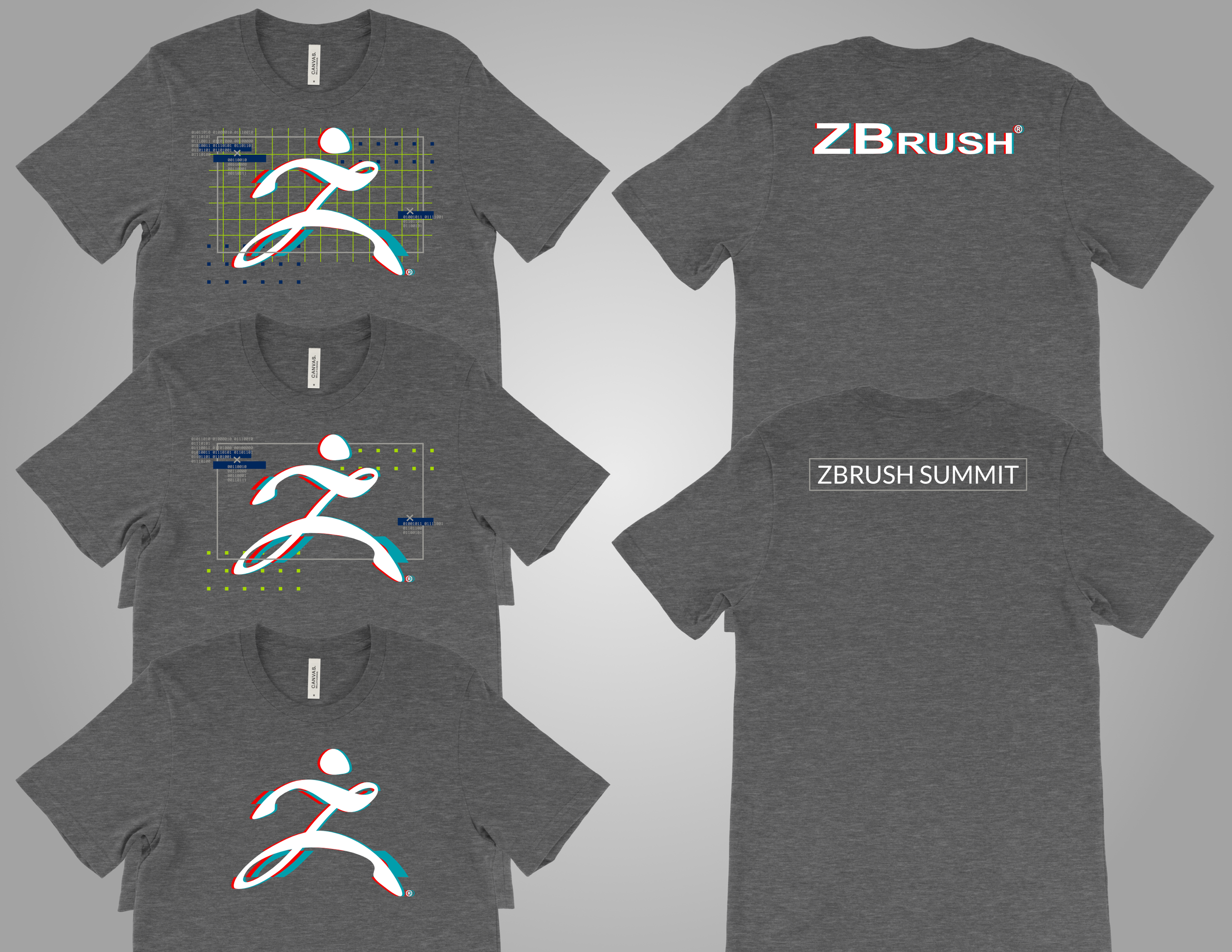 Summit T-Shirt Mock Up - Deep Heather - White ZMan.png