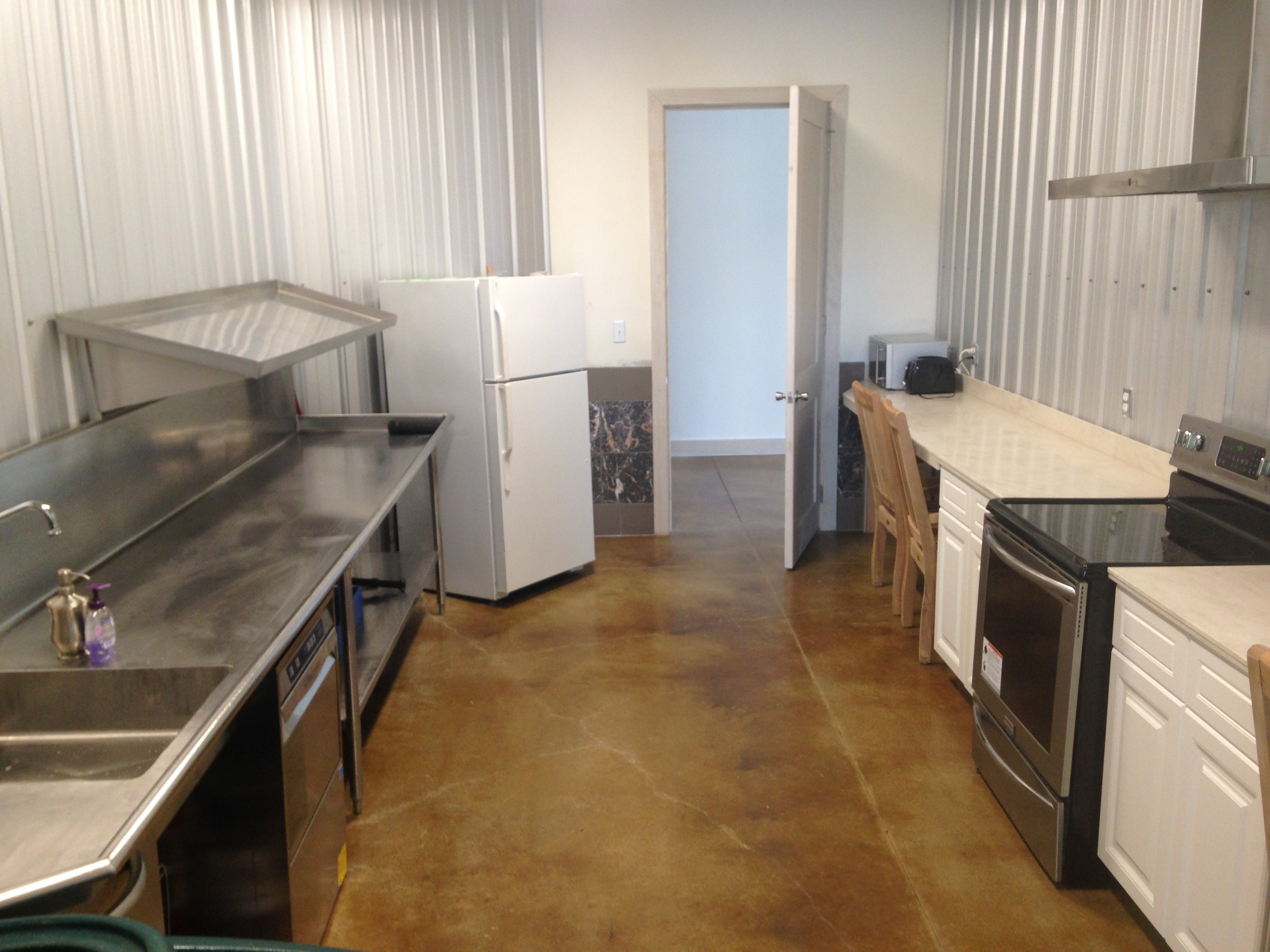 large serving kitchen
