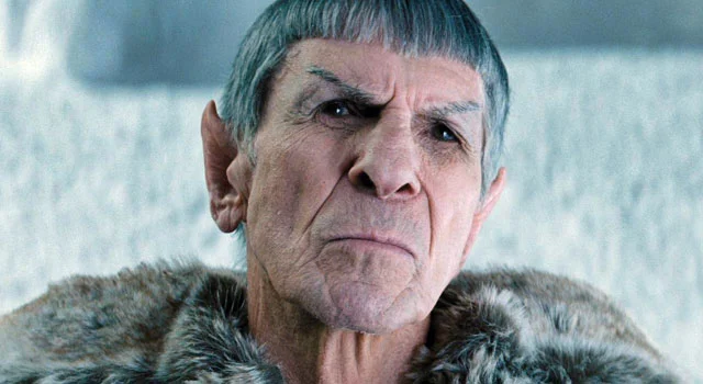 Nimoy in the rebooted Star Trek (2009)