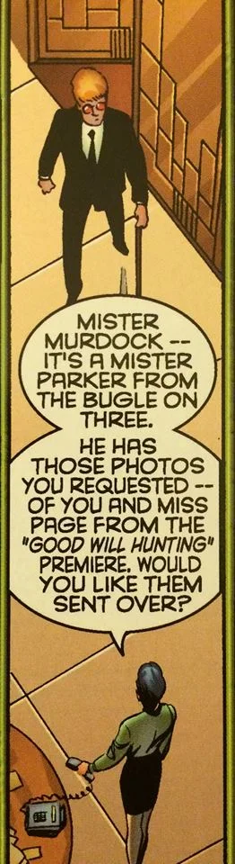 "Hi, Peter? It's me Matt. Yeah, I asked for a picture of me and Ben Affleck, not a picture of me and Kevin Smith...come on, dude."
