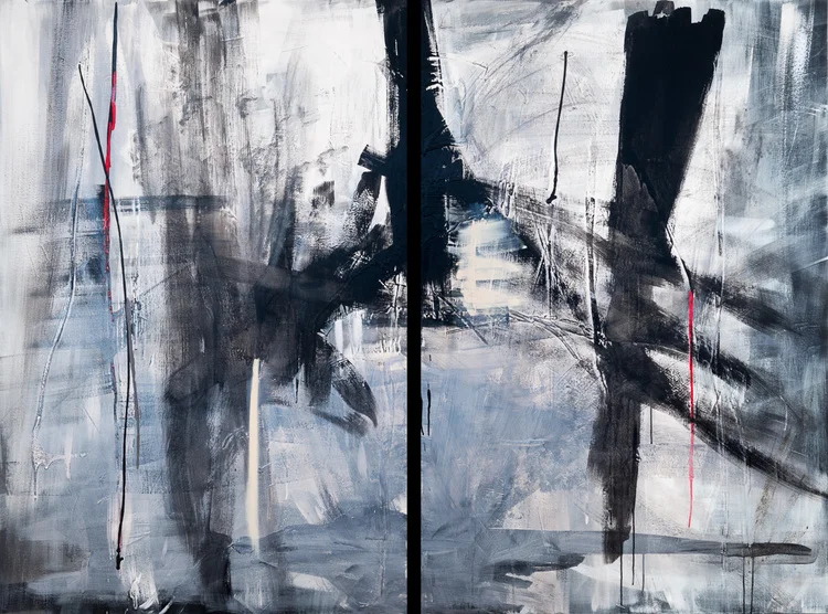 Monochrome Diptych 2 