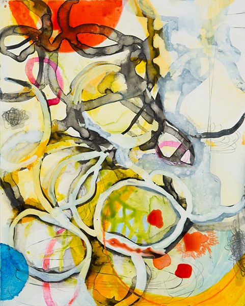 Yellow Red Tangle