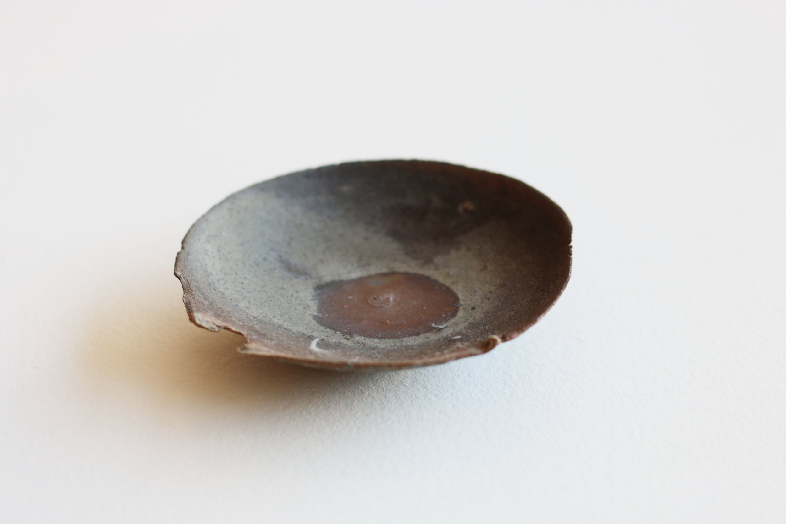 Small Dish with Ripped Lip