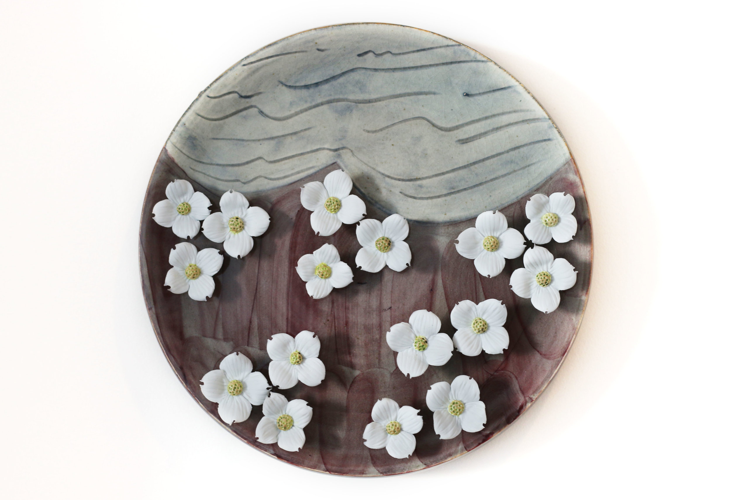 Dogwood Flowers & Stream – III