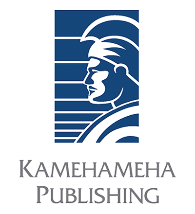 "Kamehameha Publishing" logo, image of a person looking to the left