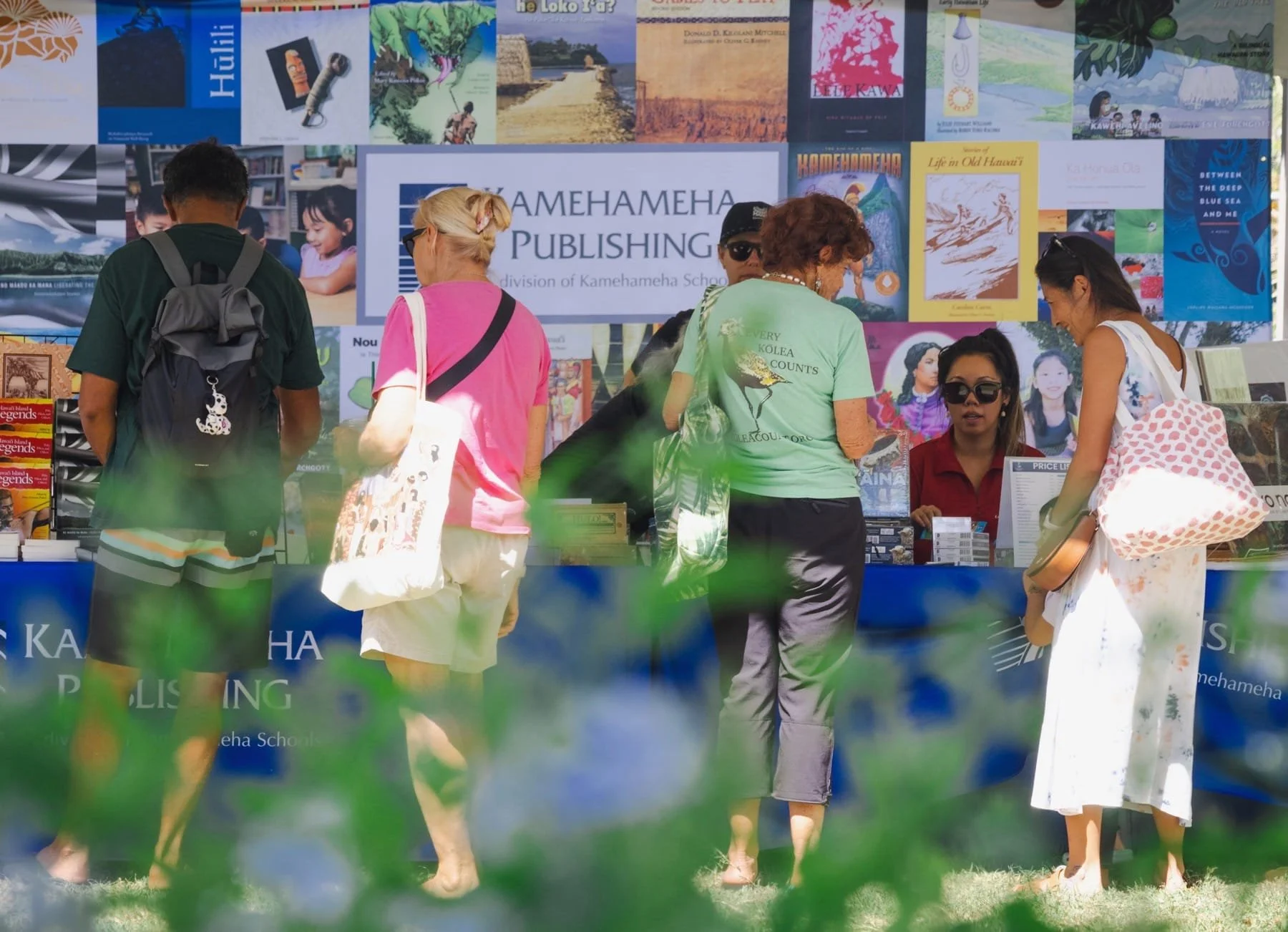 Kamehameha Publishing booth