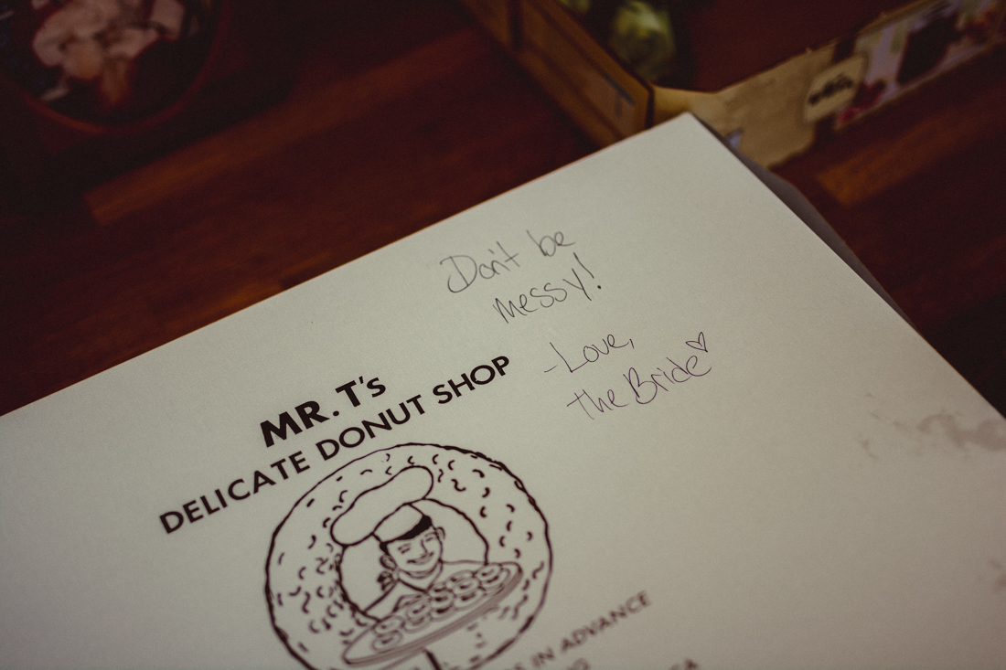 Lake Tahoe California Wedding Photographer donuts photo 