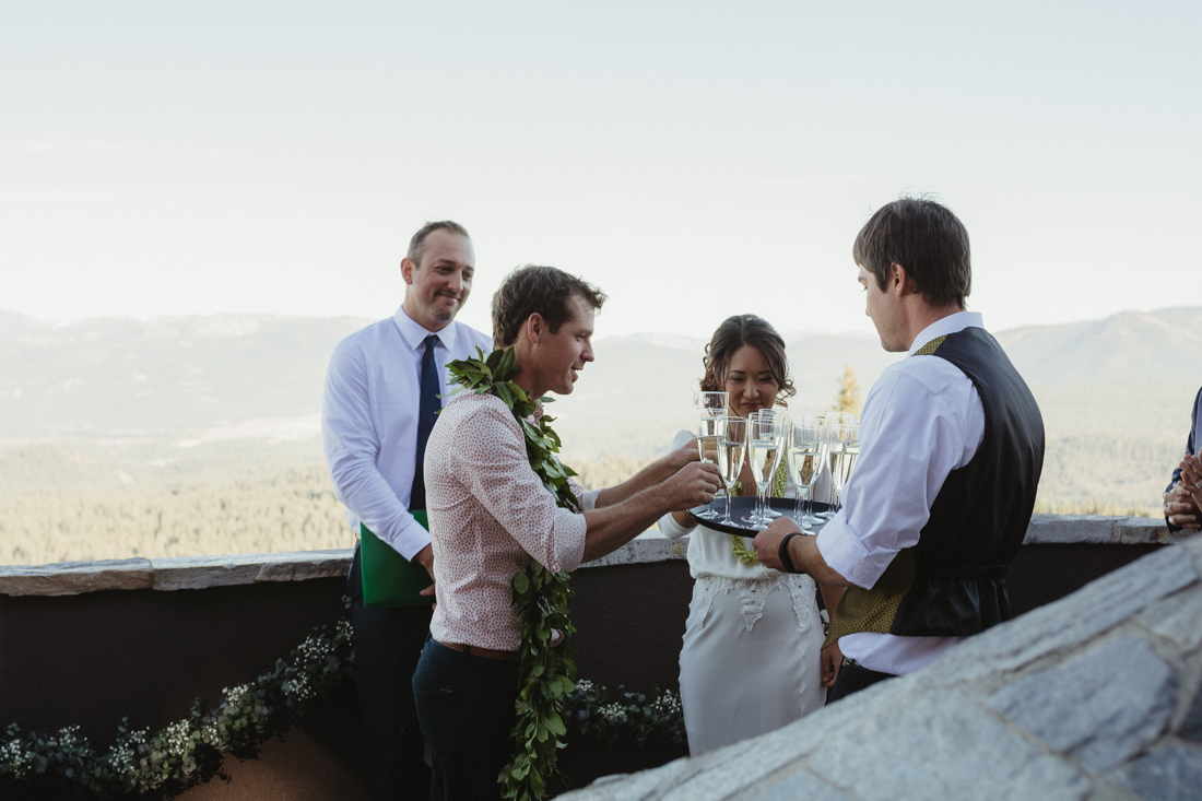 North Tahoe Lodge wedding ceremony photo 