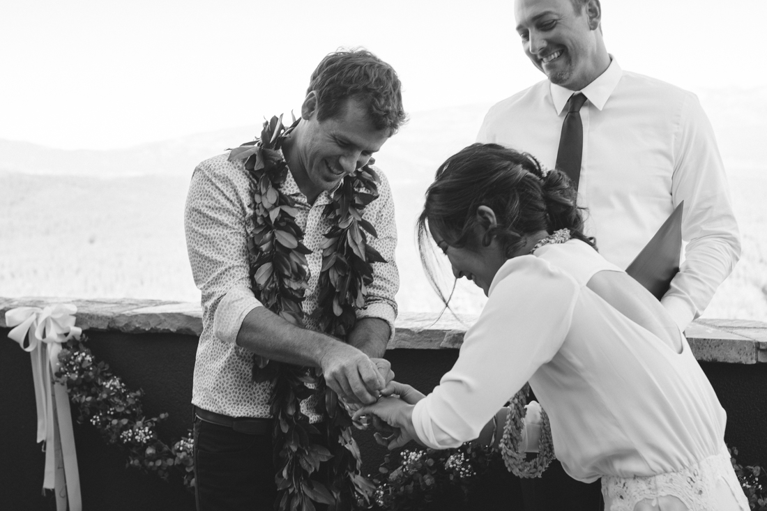 North Tahoe Lodge wedding venue ceremony photo