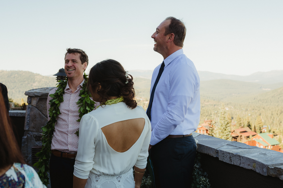 North Tahoe Lodge wedding ceremony photo   