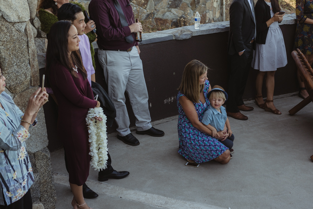 North Tahoe Lodge wedding guests photo