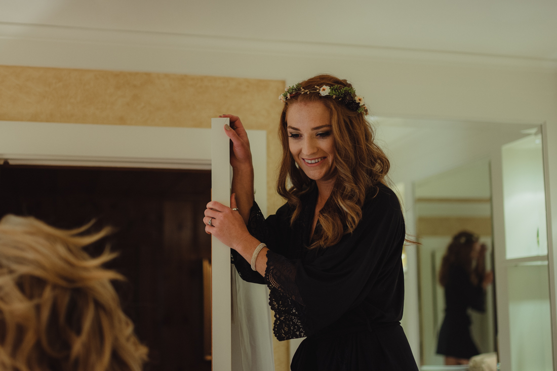 Incline Village wedding bride getting ready photo