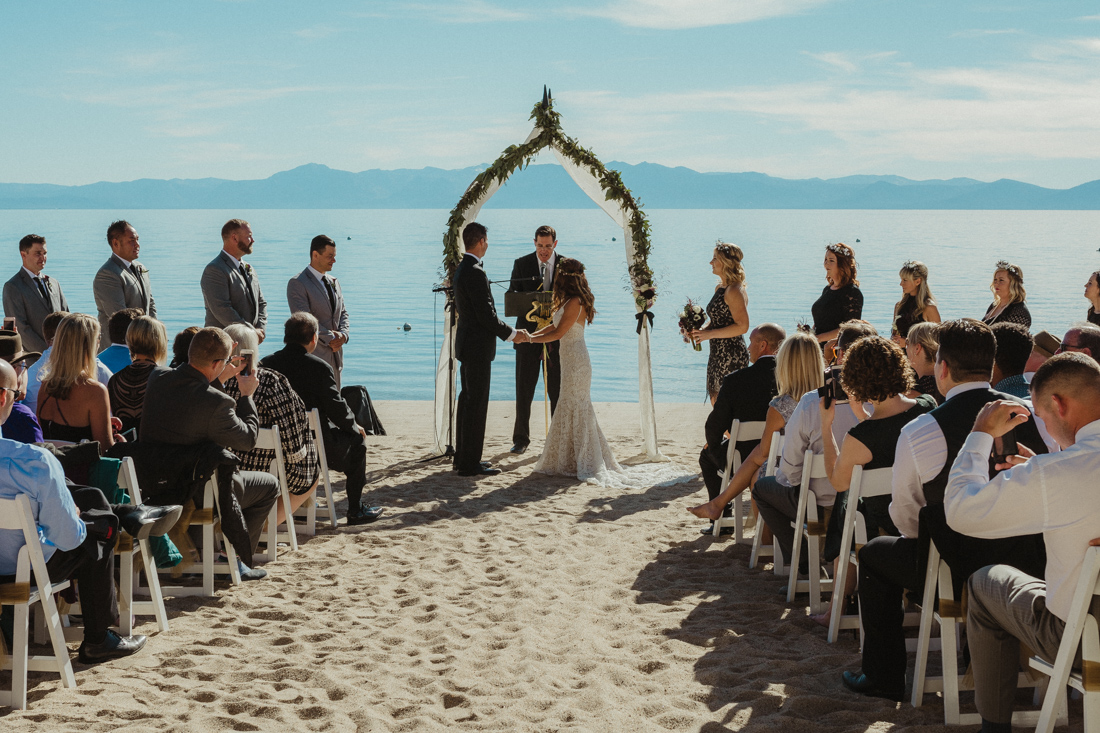 Incline Village wedding venue at the beach