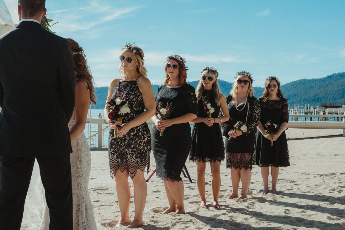 Incline Village wedding venue at the beach