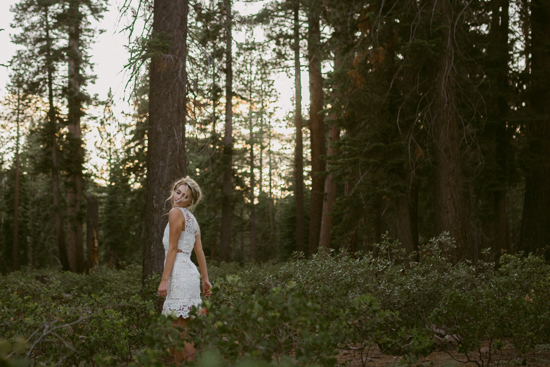 Bohemian bride inspiration photo