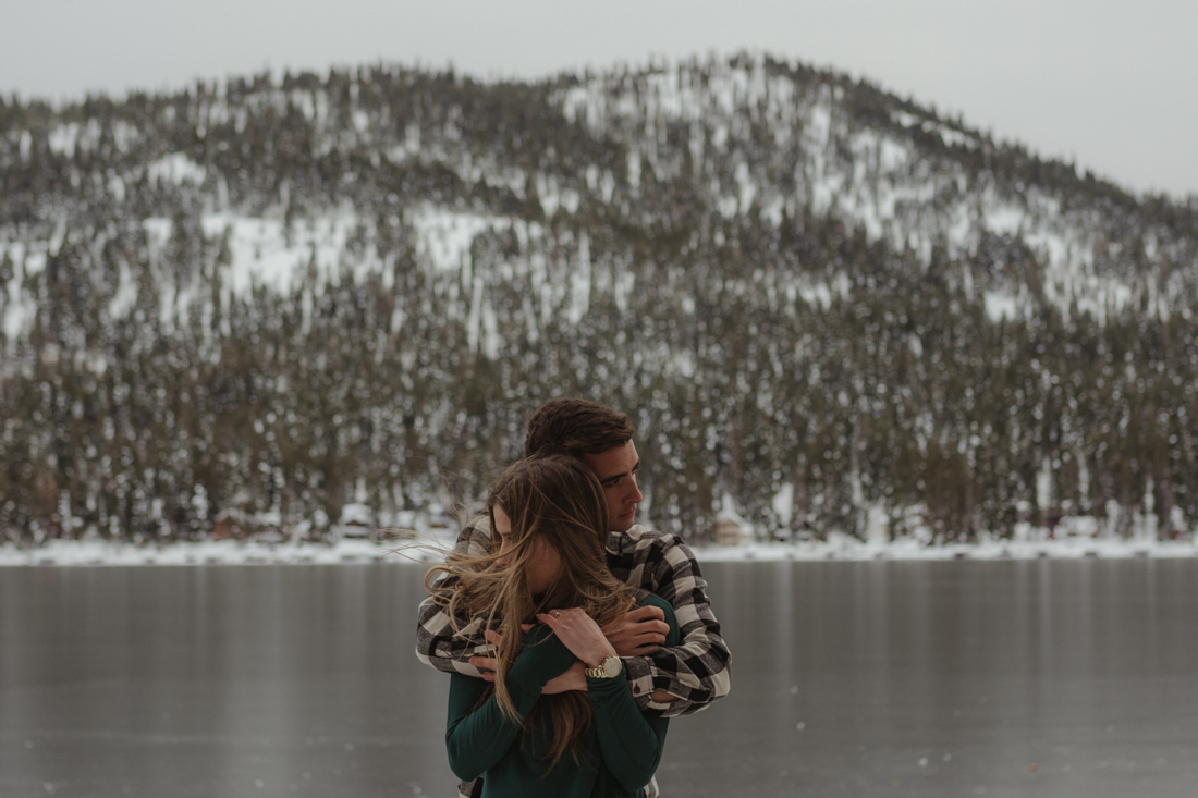 Engagement photos in Donner CA