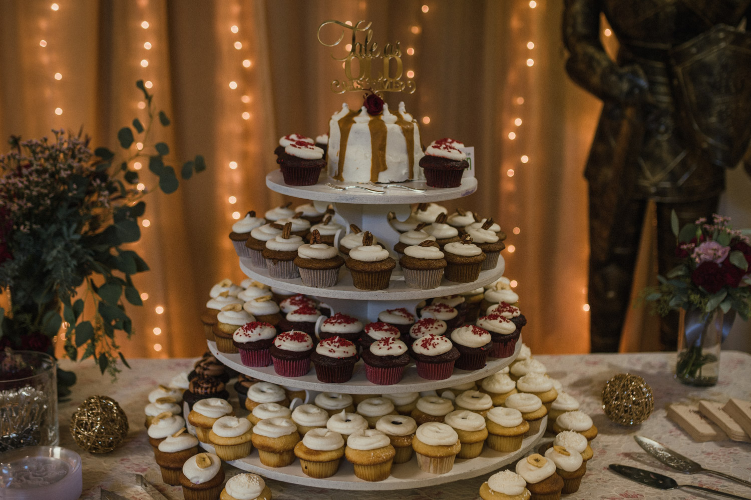 Wilbur D May Museum wedding, Beauty and the Beast wedding cake photo