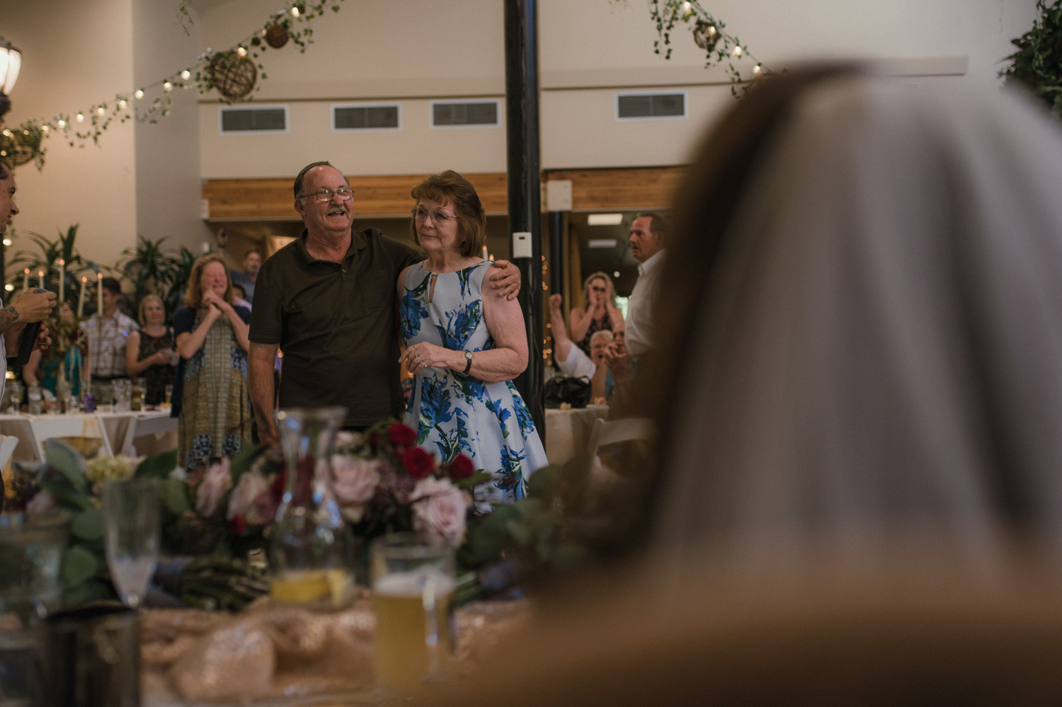 Wilbur D May Museum wedding, journalistic photo of the guests