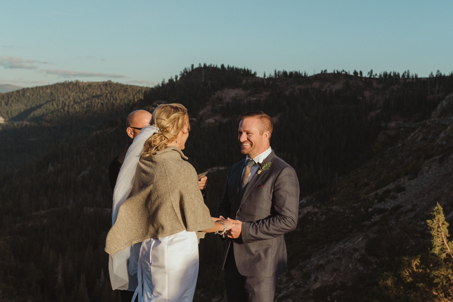 North Lake Tahoe wedding ceremony photo