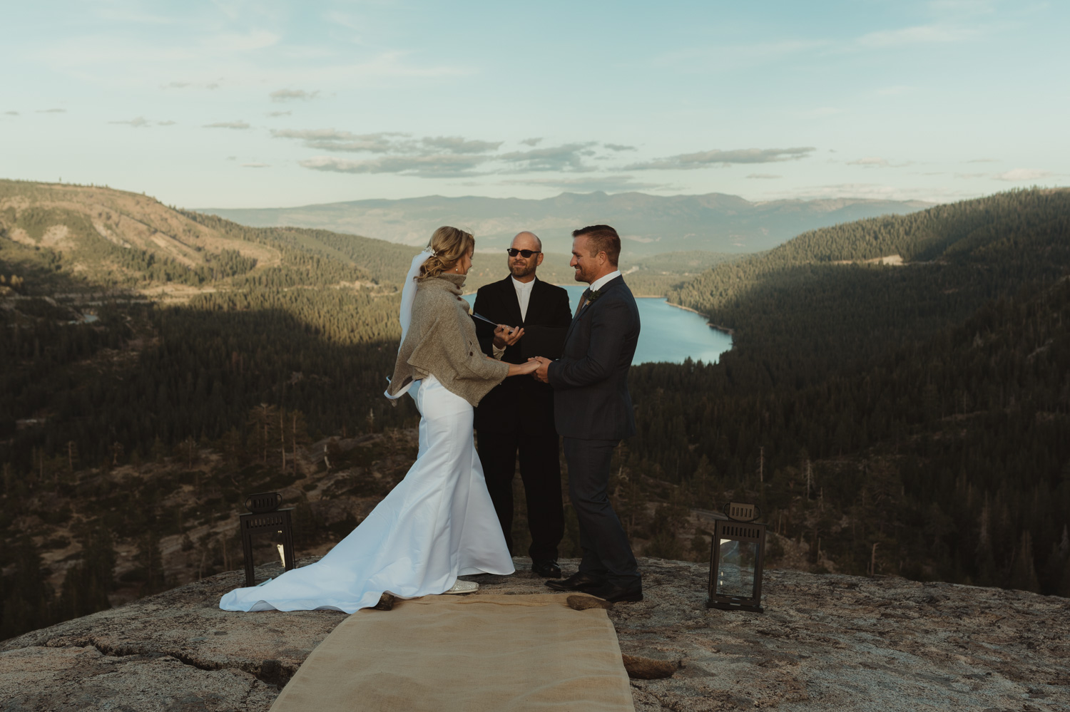 North Lake Tahoe wedding ceremony photo