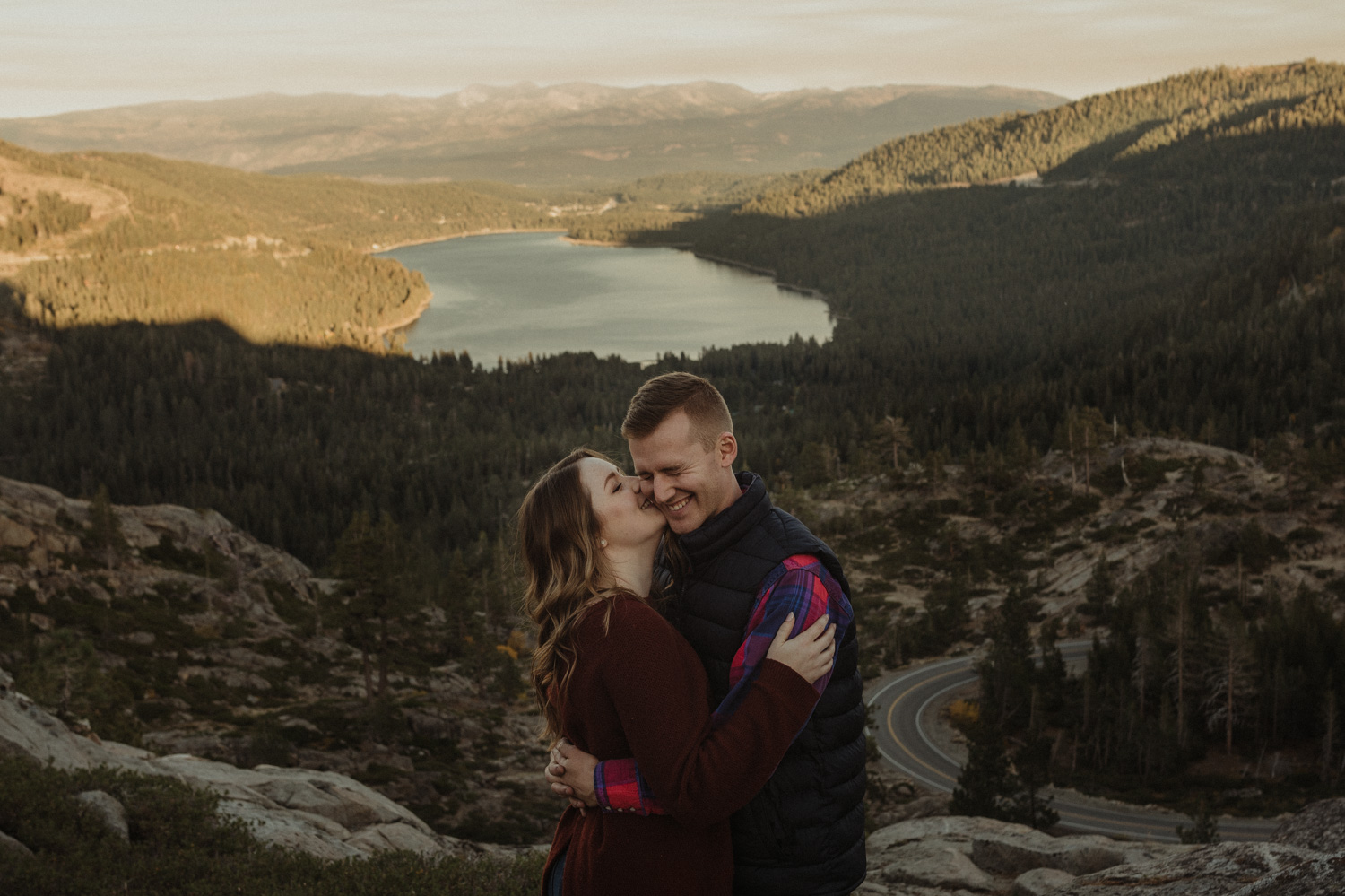 Best Day Ever Lake Tahoe Wedding Photographer Blogdonner Pass Engagement Session Samantha