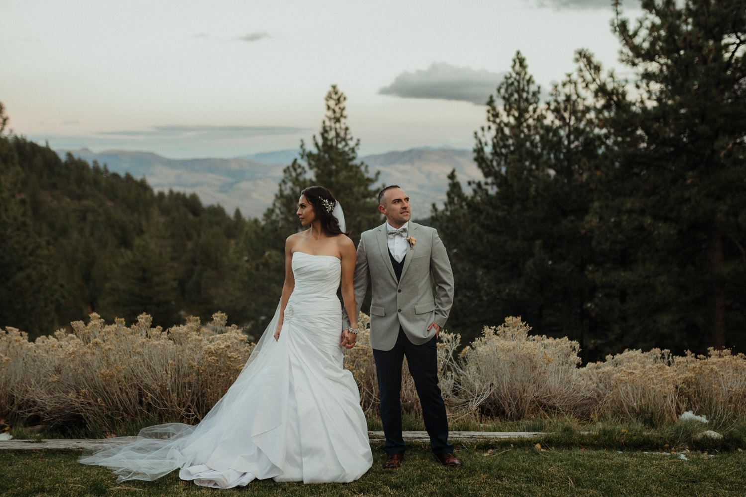 Tannenbaum Reno Wedding couples photo
