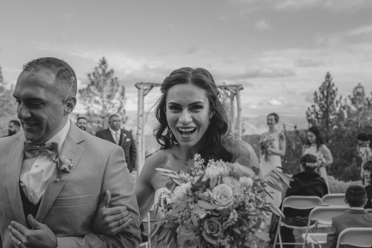 Tannenbaum Reno Wedding happy bride photo