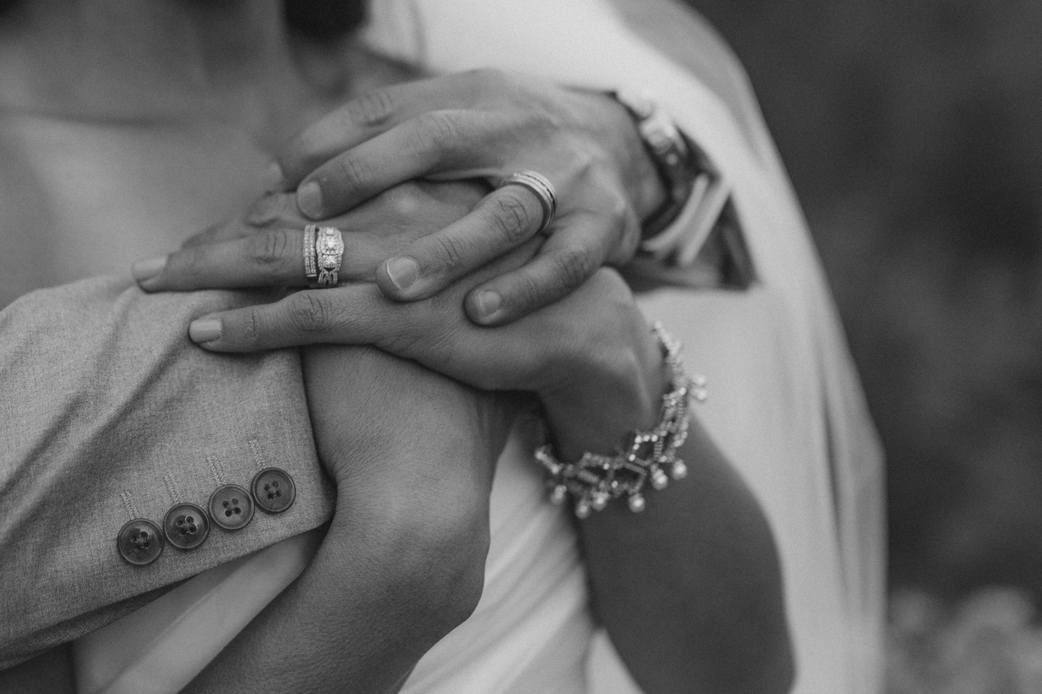 Tannenbaum Reno Venue Wedding close up shot of hands photo